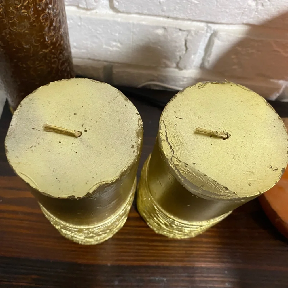 Hobby Lobby Elegant Gold Candles